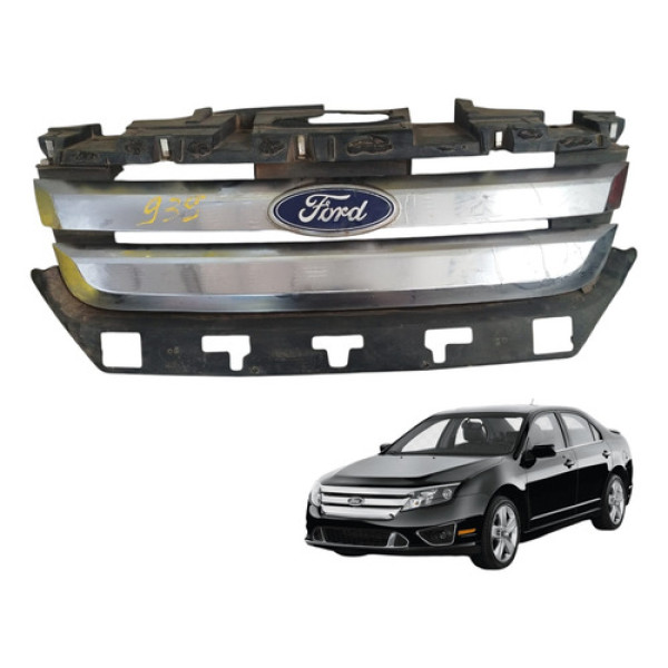 Grade Dianteira Frontal Fusion 2009 2010 2011 2012 Original Prateado Brilhante