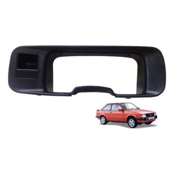 Moldura Painel Instrumentos Ford Escort Verona 1987 1992 Preto