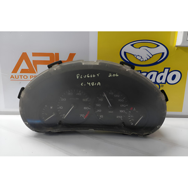 Painel Instrumentos Peugeot 206 Original Rp Preto