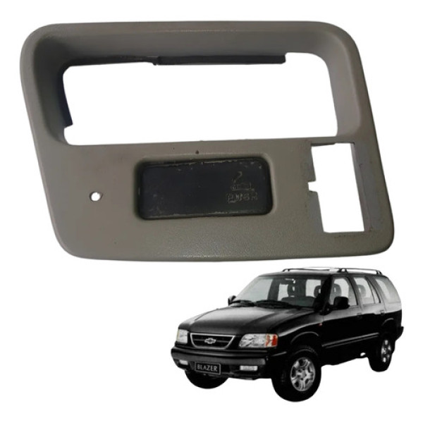 Moldura Trava Porta Traseira Esquerda Blazer 1997 2002