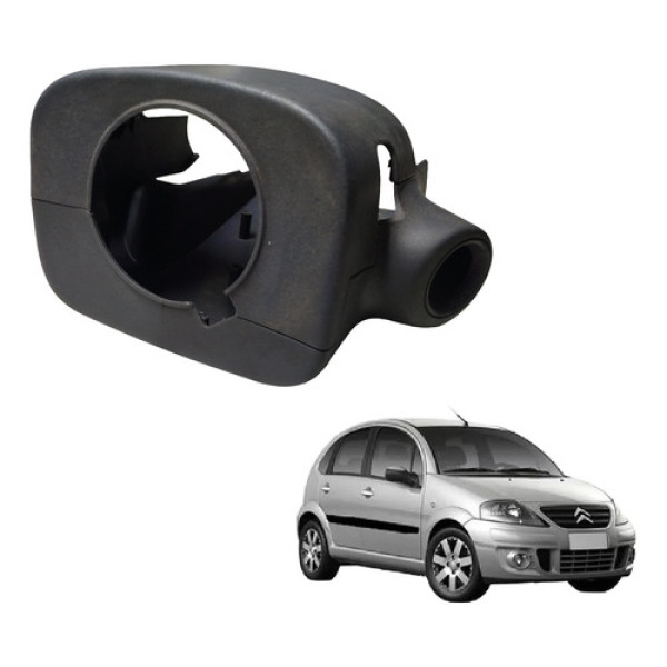 Moldura Acabamento Coluna Direção Chave Seta C3 2003 2012