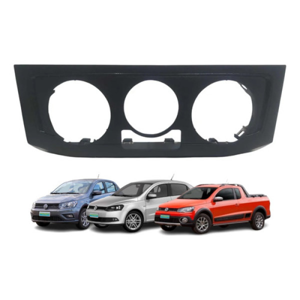 Moldura Painel Ar Condicionado Gol Voyage G7 5u0820075 Prata