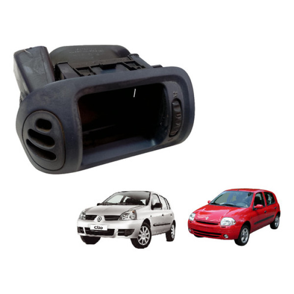 Moldura Difusor Saída Ar Clio 2000 A 2016 Esquerdo Original