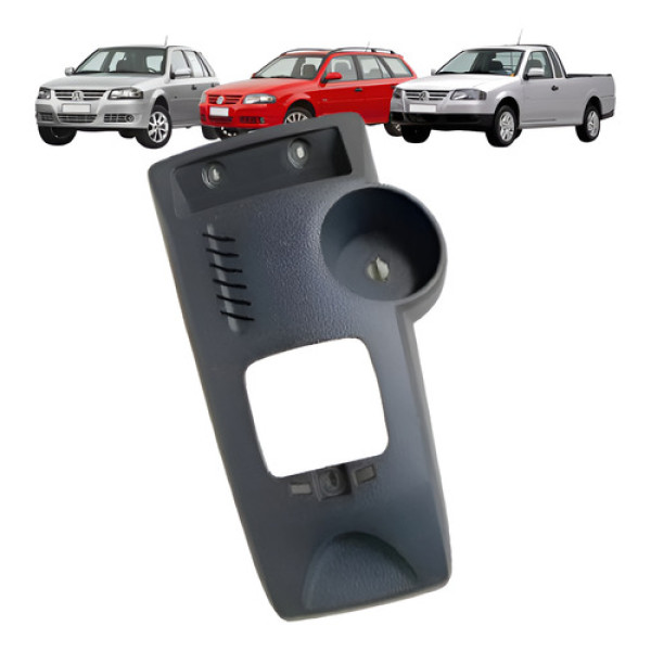 Console Central Porta Copos Gol Saveiro Parati G4 Original Cinza-escuro