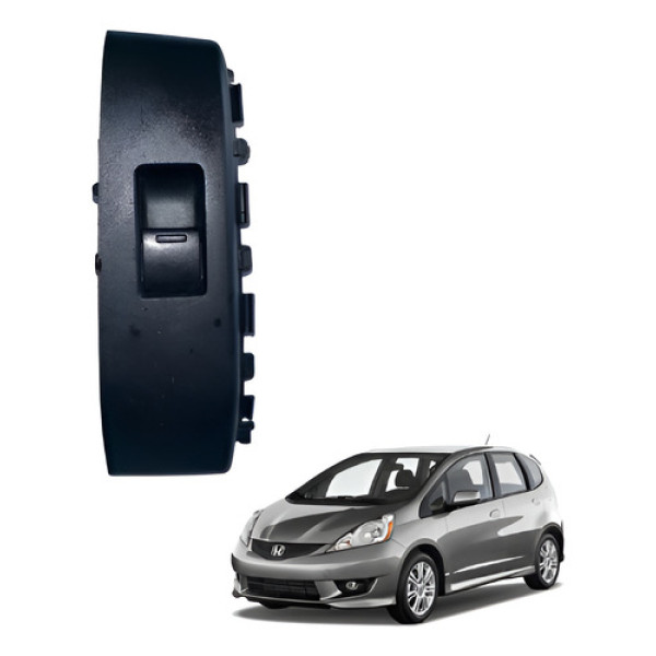 Botão Vidro Porta Traseiro Esquerda Honda Fit Lx 1.4 2010
