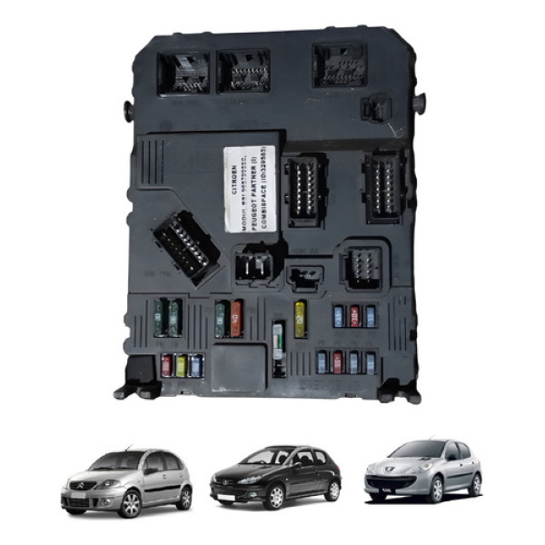 Módulo Bsi Caixa Fusível Peugeot 206 207 C3 1.4 8v Flex