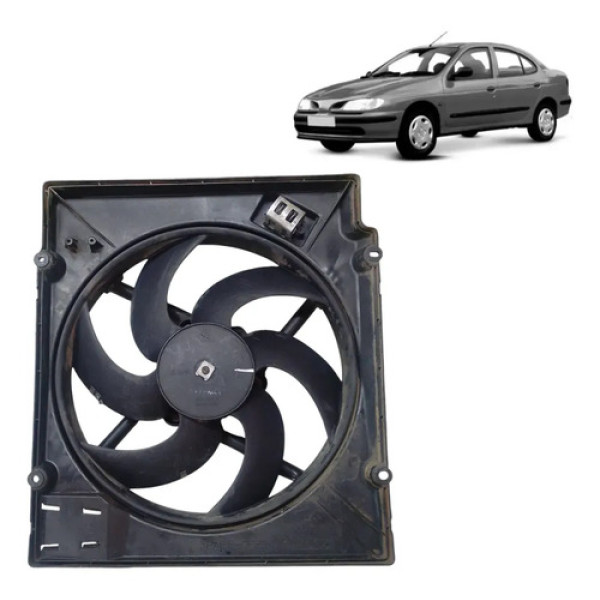 Defletor E Ventoinha Renault Scenic Megane 98 Á 06 Original