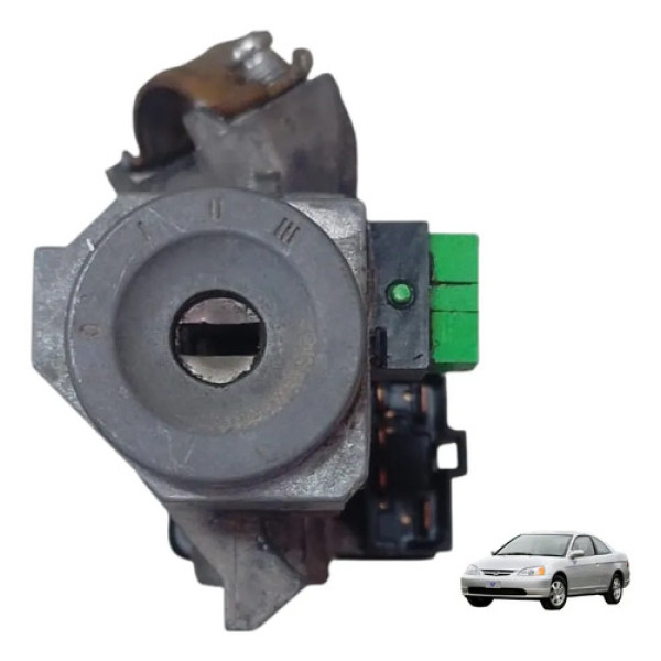 Miolo Ignição Com Chave Comutador Honda Fit Civic 2001 2006