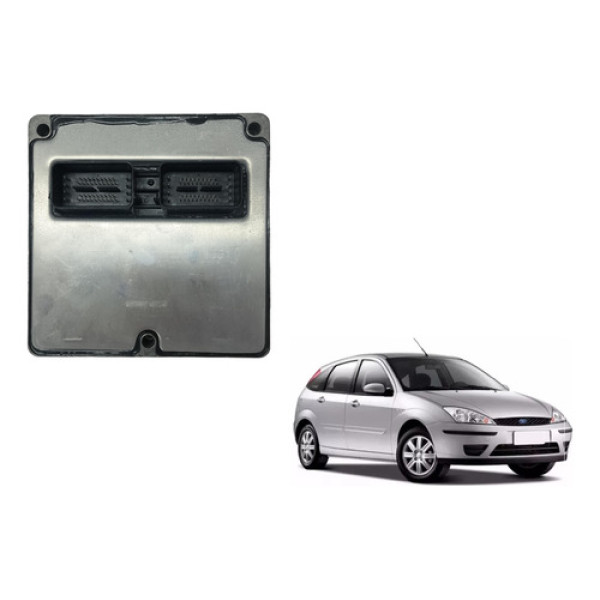 Módulo Injeção Ford Focus 1.6 Flex 2004 A 2008 7s4512a650ac