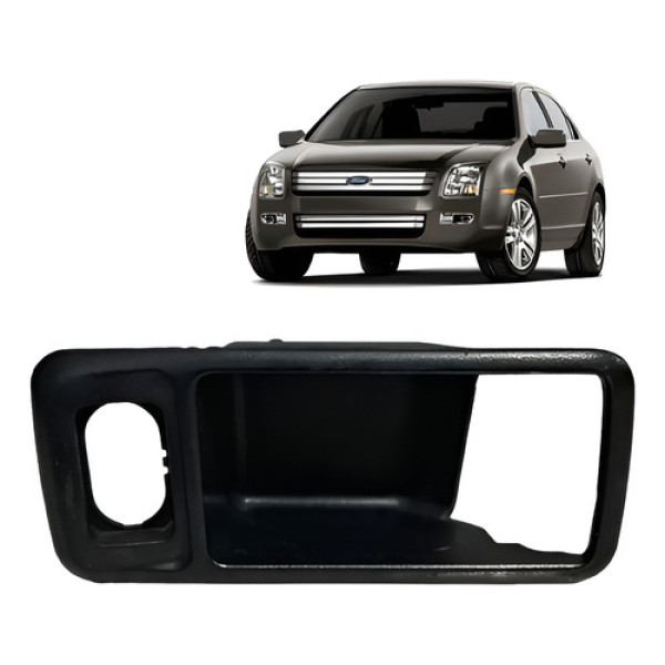 Moldura Botao Vidro Ford Focus 2009 2012 Traseiro Direito