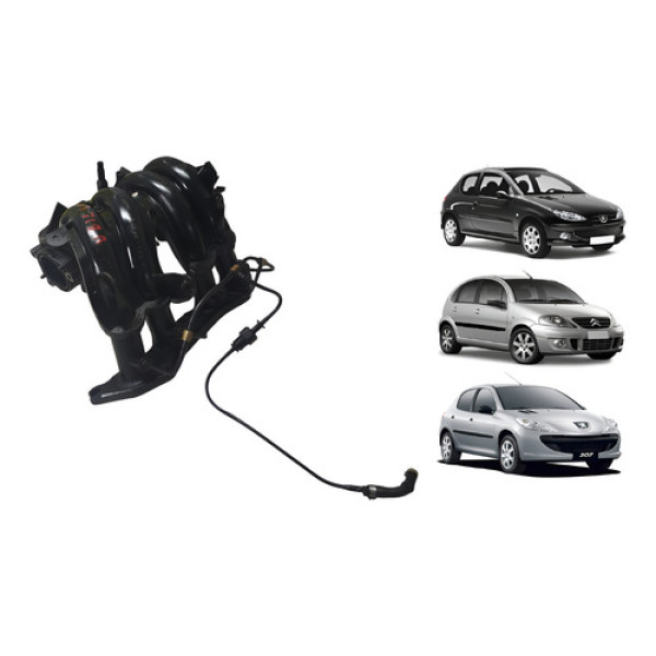 Coletor Admissão Peugeot 206 207 Citroen C3 1.4 8v Flex