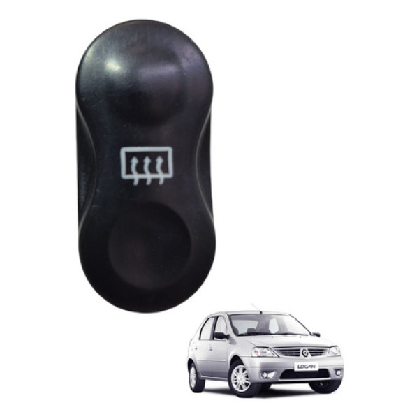 Botão Desembaçador Vidro Traseiro Logan Sandero 2008 A 2012