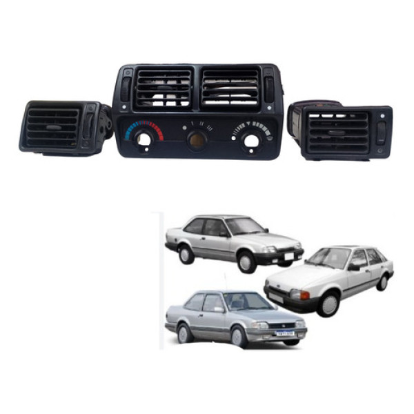Jogo Kit Difusor Ar Escort Hobby 1987 1996 Lateral Central