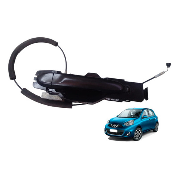 Maçaneta Externa Traseiro Nissan March 2014 A 2020 Traseira