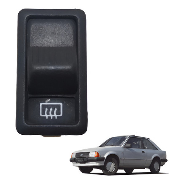 Botão Desembaçador Traseira Escort Xr3 87/90 Original Ford