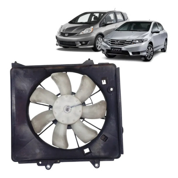 Defletor Ventoinha Honda Fit City 2009 2010 2011 2012 2013