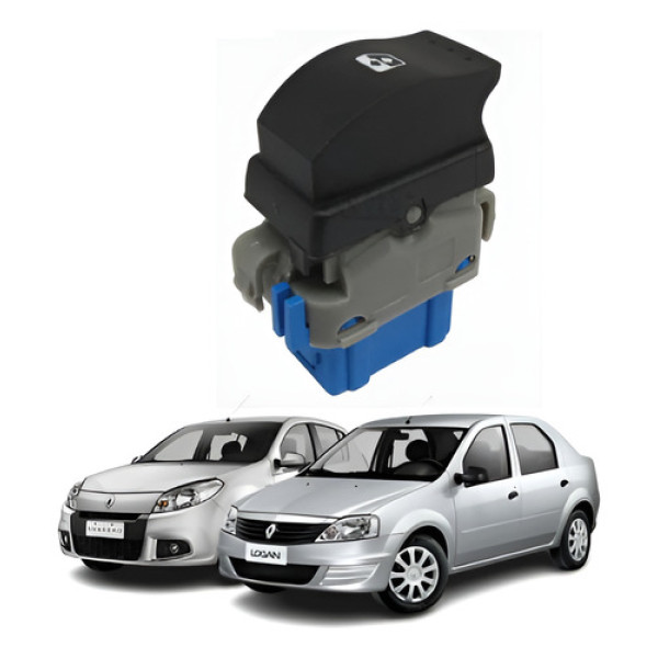 Botão Vidro Elétrico Renault Sandero Logan 2013 2015 2017
