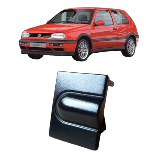 Golf  Mk3 95/98 Acabamento Painel Lado Esq Cód 1h6819741 Preto
