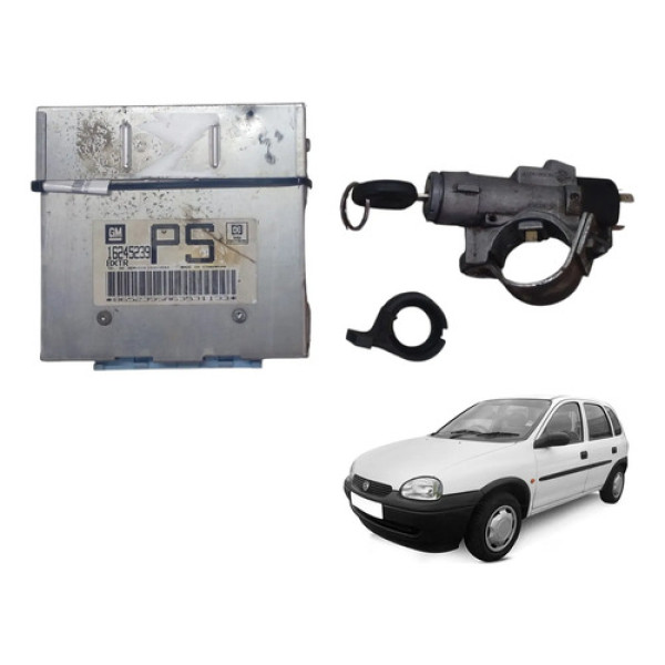 Kit Code Módulo Injeção Corsa Wind Super 96 1.0 8v Mpfi Gas