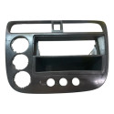Moldura Painel Central Honda Civic 2001 2002 A 2005 2006 Preto