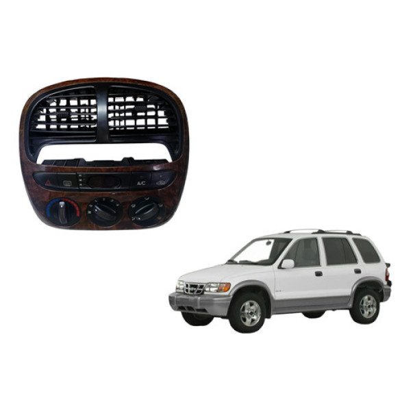 Painel Comando Moldura Botão Ar Condicionado Sportage 98 02