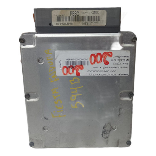 Módulo Injeção Fiesta 1996 1997 1.3 Endura 96fb12a650pb Peso