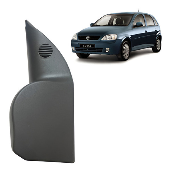 Acabamento Esquerdo Interno Retrovisor Corsa Hatch 2006 2009