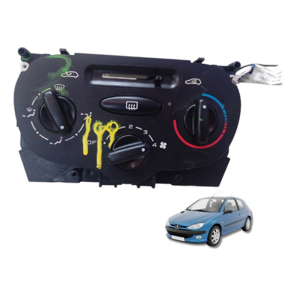Comando Ventilação Ar Cond. Peugeot 206 2002 A 2006 Orig