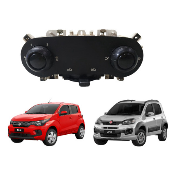 Comando Painel Ar Mobi Uno Vivace 2016 2017 2018 2019 2020