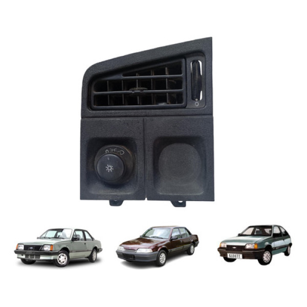 Difusor Ar Chave Botão Luz Monza 85 A 96 Esquerdo Original