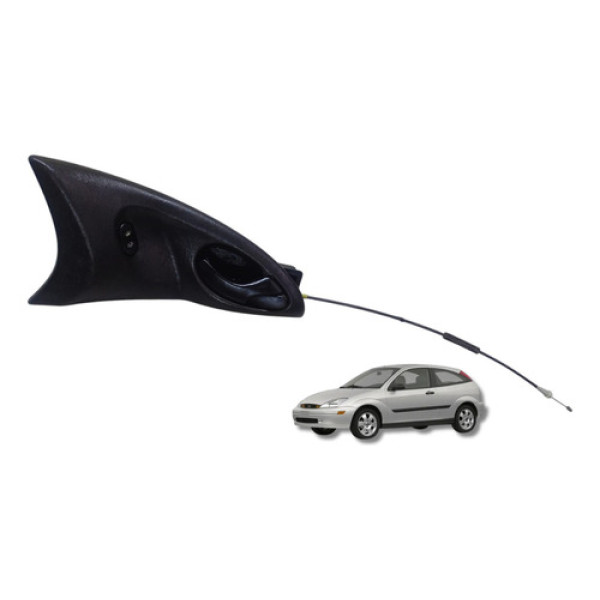 Moldura Maçaneta Direito Ford Focus 2003 A 2008 Preto Dianteira/traseira