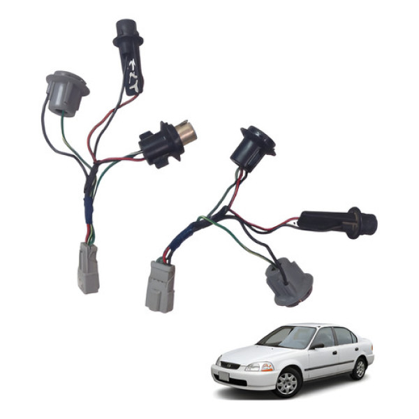 Chicote Soquete Lanterna Traseira Honda Civic 1996 A 1998 