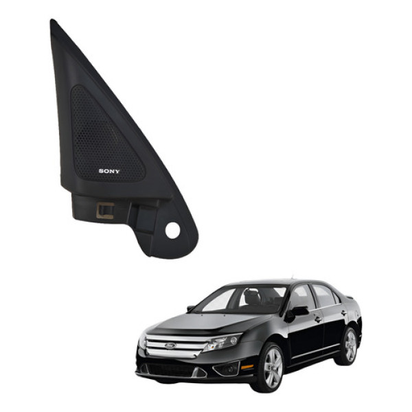 Moldura Interna Retrovisor Ford Fusion 2008 A 2012 Esquerdo Preto