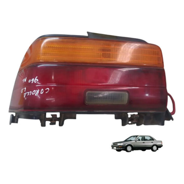 Lanterna Traseira Direita Toyota Corolla 92/97 Original Direito/passageiro Vermelho