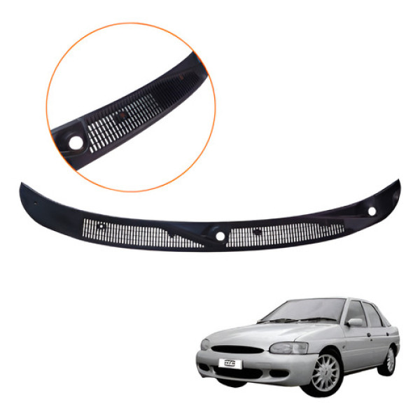 Grade Parabrisa Churrasqueira Escort Zetec 97/01 Original Preto Fosco
