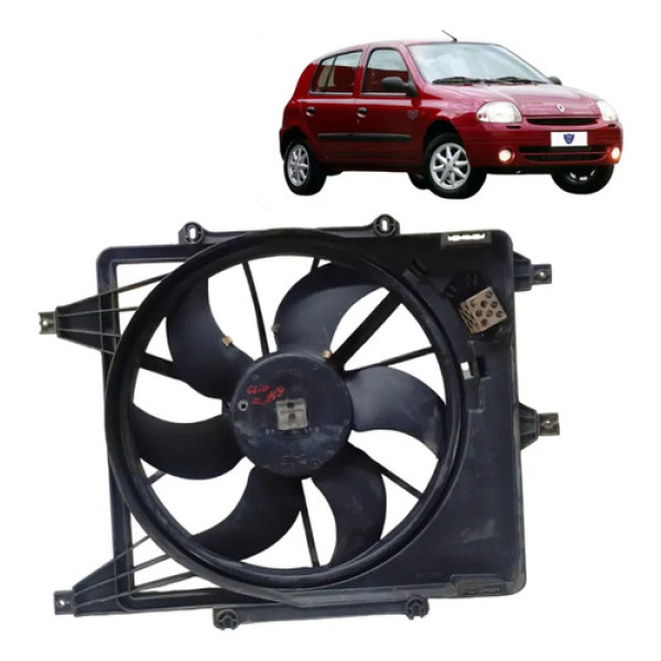 Defletor Motor Ventoinha Radiador Renault Clio 1999 A 2006