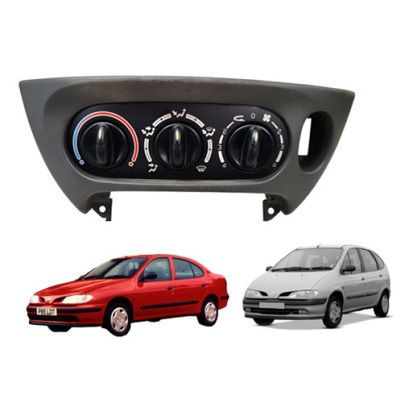 Comando Chave Botão Ar Megane Scenic 1998 2006 Quente Frio