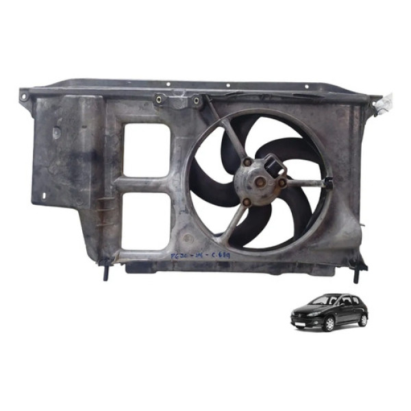 Painel Frontal Ventoinha Peugeot 206 1.4 2010 9631006480