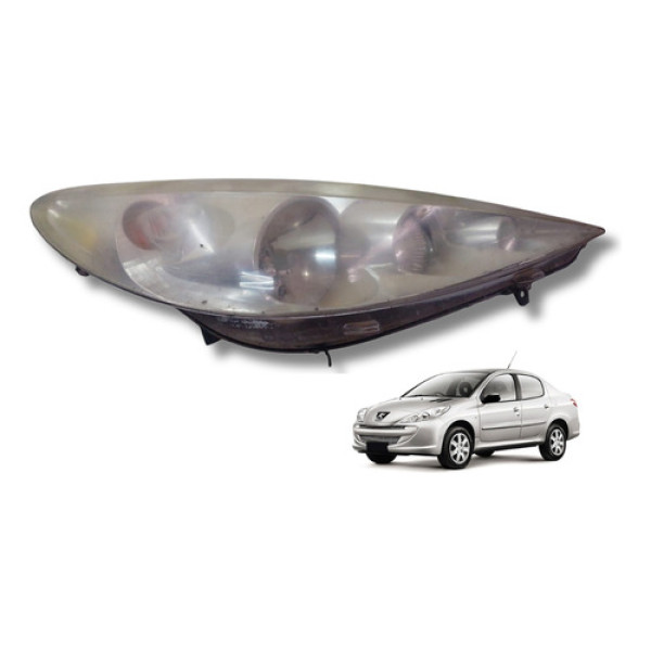 Farol Lado Direito Peugeot 207 Passion 2010 A 2014 Original Direito/passageiro