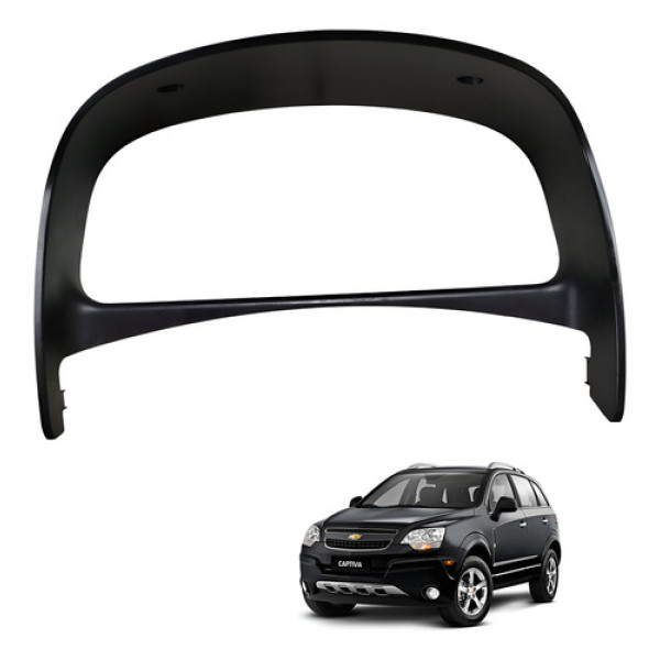 Moldura Painel Instrumento Gm Captiva 2008 2009 2010 2011 Preto