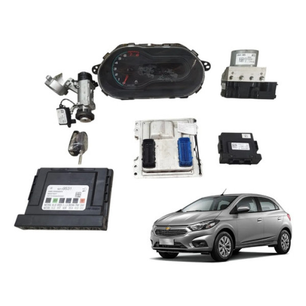 Kit Code Módulo Injeção Gm Onix Prisma 1.4 Lt 2018 2019