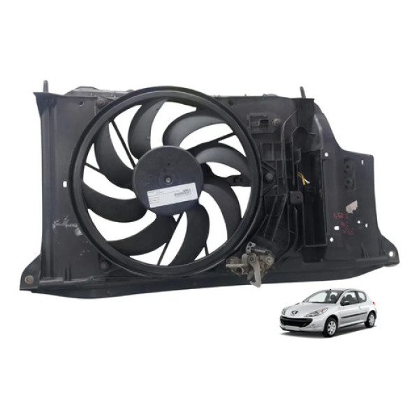 Eletroventilador Ventoinha Radiador Peugeot 206 1.4 1.6 2008