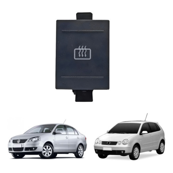 Botão Interruptor Desembaçador Vidro Traseiro Polo 2003 2014