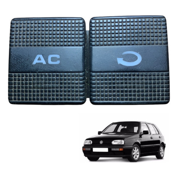 Comando Botão Ar Condicionado Golf 1994 1995 1996 1997 1998 Preto