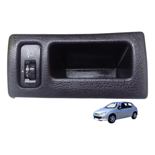Botão Regulagem Farol Porta Treco Peugeot 206 2002/2008