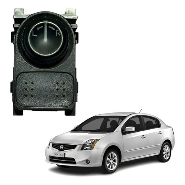 Botão Regulagem Retrovisor Elétrico Nissan Sentra 2008 2013