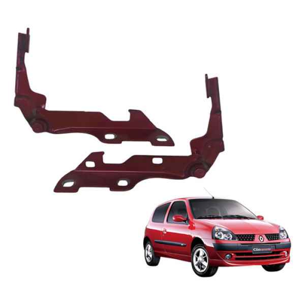 Par Braço Dobradiça Alça Capo Renault Clio 2001 2010