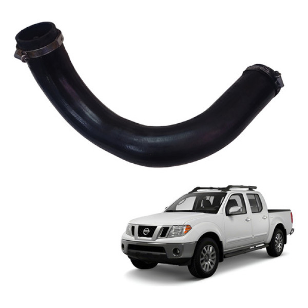 Mangueira Intercooler Mangote Nissan Frontier 2.5 2008 2012 Preto