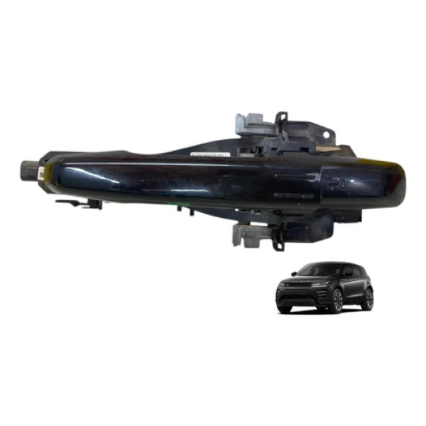 Maçaneta Ext. Dianteira Esquerd Land Rover Evoque Pure 2012 Preto Dianteira