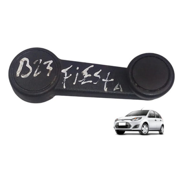 Manivela Reguladora Do Vidro Fiesta 2001 2002 2003 2004 2005 Preto